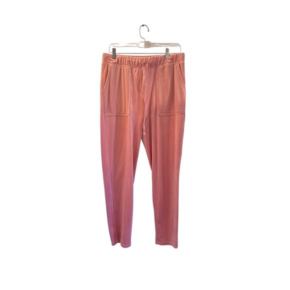 Time and Tru Pink Plush Lounge Pants Medium - Picture 1 of 6